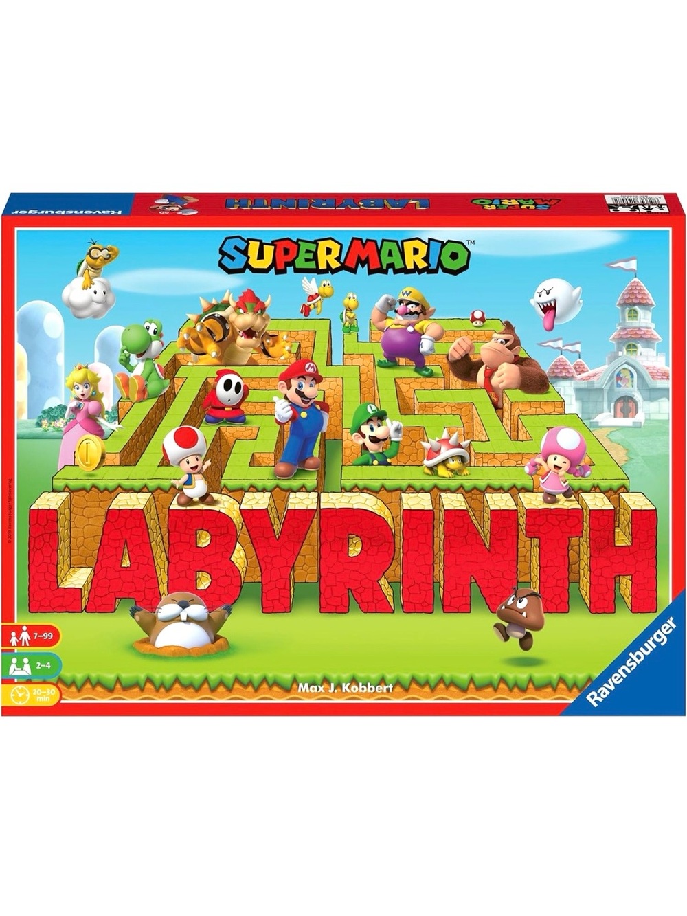 Super Mario Labyrinth Board Game Ravensburger Complete with Instructions